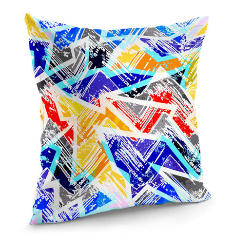 Image of Graffiti Geometry Pillow Cover