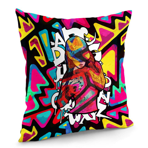 Image of Graffiti Pillow Cover