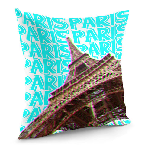 Image of Eiffel Tower Pillow Cover