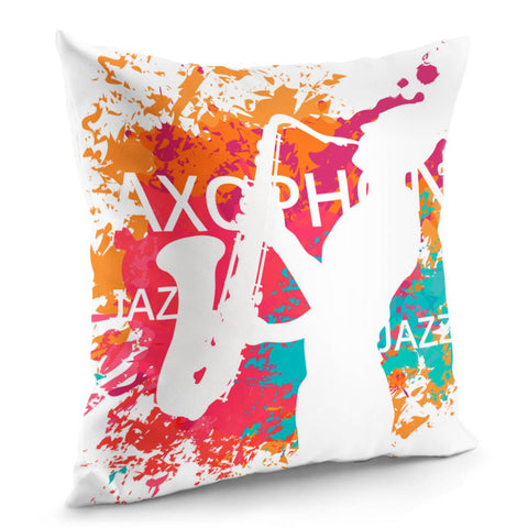 Image of Saxophone Pillow Cover