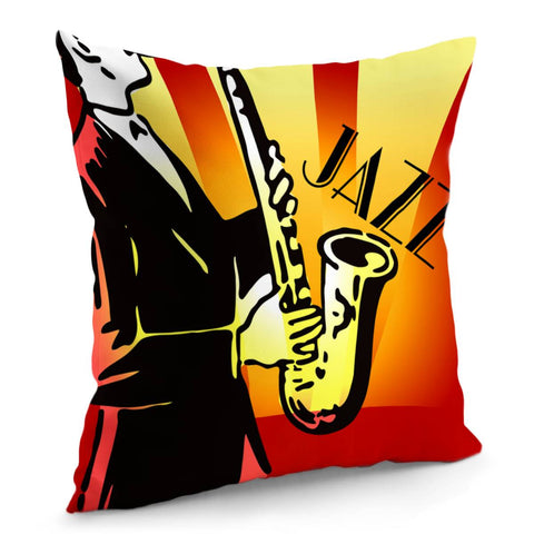 Image of Saxophone Pillow Cover