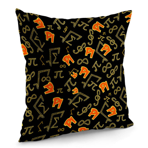 Image of Mathematics Symbol Pillow Cover