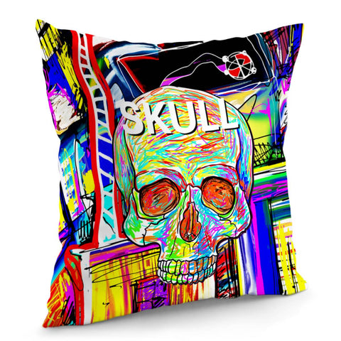 Image of Skull Pillow Cover