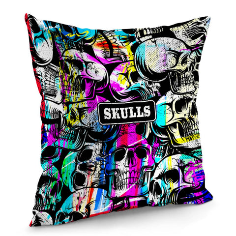 Image of Skull Pillow Cover