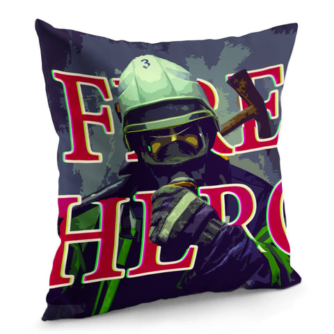 Image of Firemen Pillow Cover