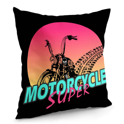 Image of Motorcycle Pillow Cover