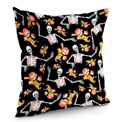 Image of Skeleton Pillow Cover