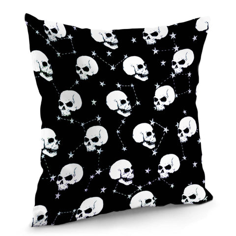 Image of Skull&Starry Sky Pillow Cover