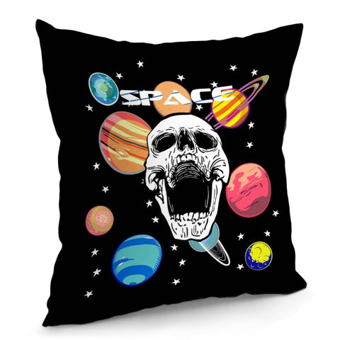 Image of Skull&Space Pillow Cover