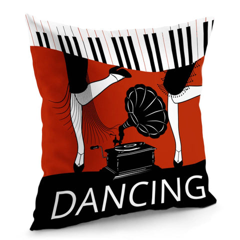 Image of Phonograph Pillow Cover