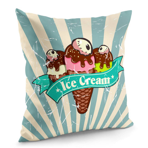 Image of Ice Cream Pillow Cover