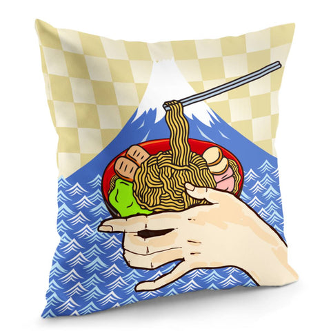 Image of Japanese Ramen Pillow Cover