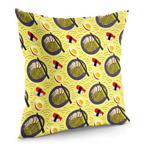 Image of Japanese Ramen Pillow Cover