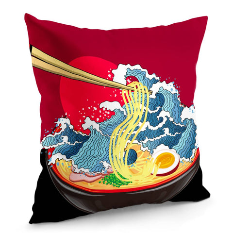 Image of Japanese Ramen Pillow Cover