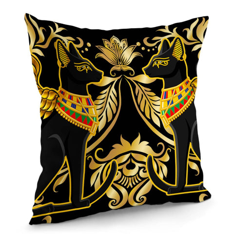 Image of Egyptian Cat Pillow Cover