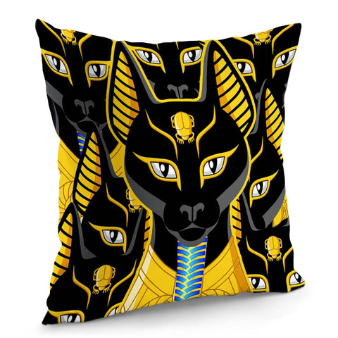 Image of Egyptian Cat Pillow Cover