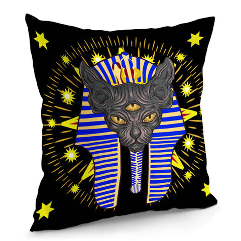 Image of Egyptian Cat Pillow Cover