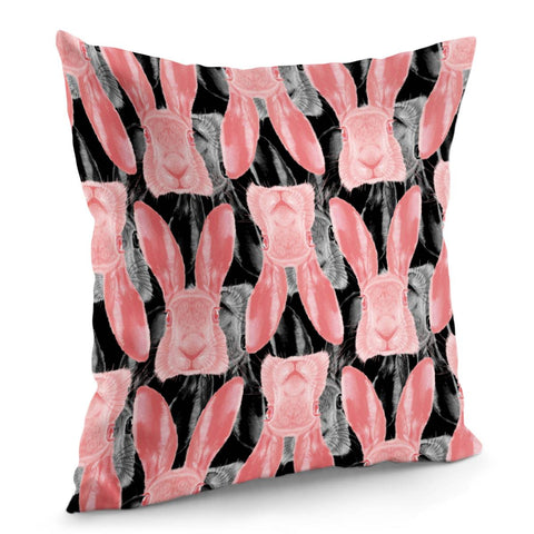 Image of Rabbit Pillow Cover