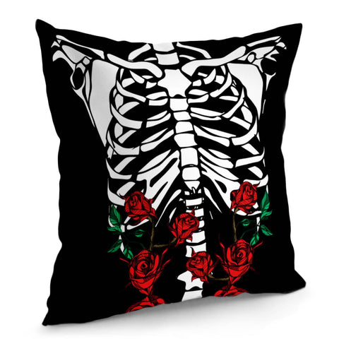 Image of Skeleton Pillow Cover