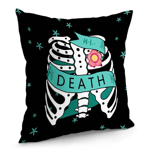 Image of Skeleton Pillow Cover