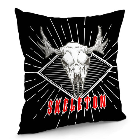 Image of Animal Skeleton Pillow Cover