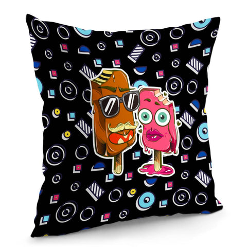 Image of Spoof Ice Cream Pillow Cover