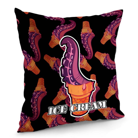 Image of Spoof Ice Cream Pillow Cover