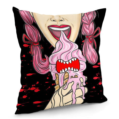 Image of Spoof Ice Cream Pillow Cover