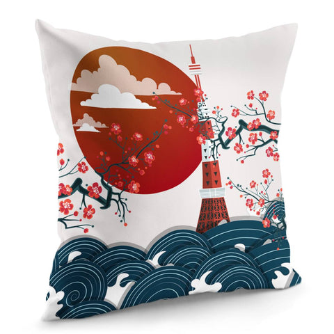 Image of Cherry Blossoms Pillow Cover