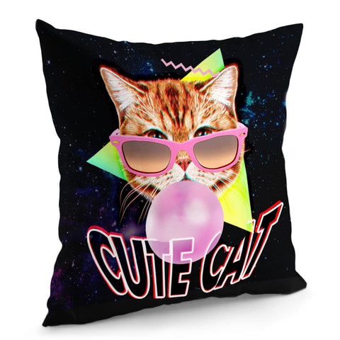 Image of Spectacle Cat Pillow Cover