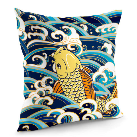 Image of Cyprinus Carpio Pillow Cover