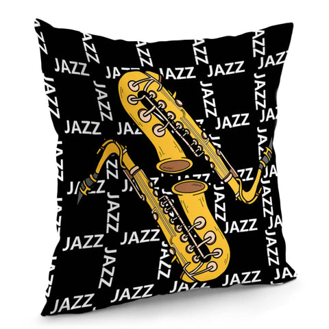 Image of Saxophone Pillow Cover