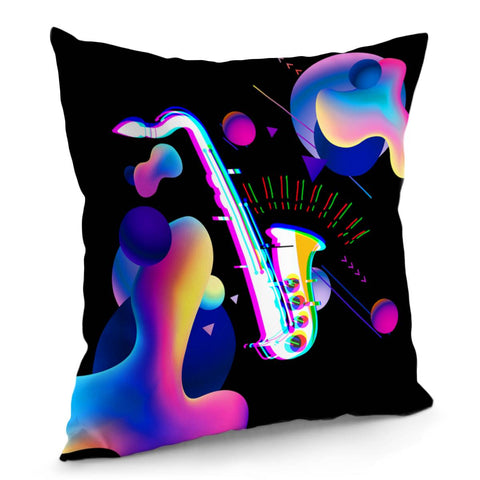 Image of Saxophone Pillow Cover