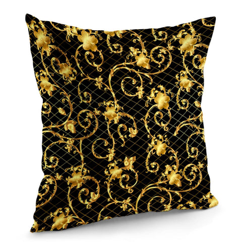 Image of Baroque Pattern Pillow Cover