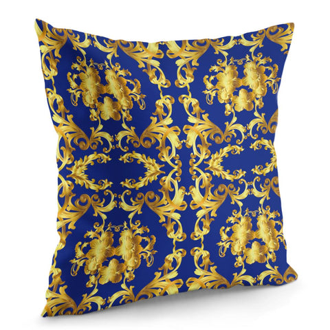 Image of Baroque Pattern Pillow Cover