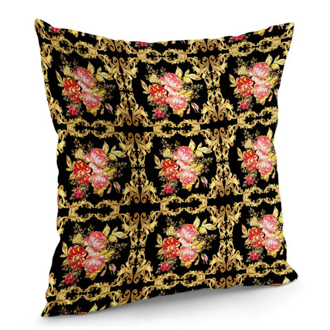 Image of Baroque Pattern Pillow Cover