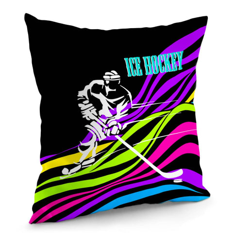 Image of Ice Hockey Pillow Cover