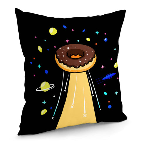 Image of Donuts And The Universe Pillow Cover