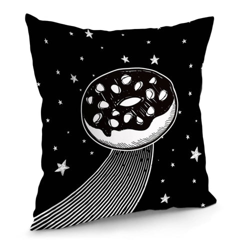 Image of Donuts And The Universe Pillow Cover