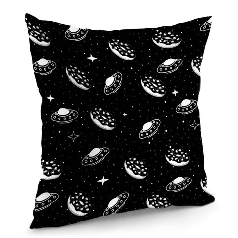 Image of Donuts And The Universe Pillow Cover