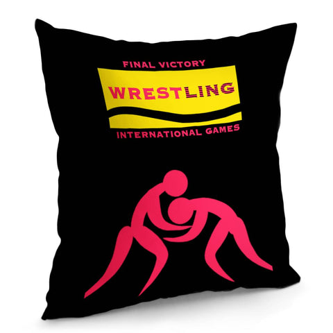 Image of Wrestler Pillow Cover