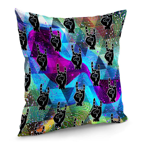 Image of Rock Gesture Pillow Cover