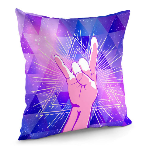 Image of Rock Gesture Pillow Cover