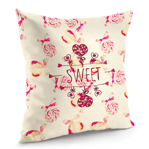 Image of Retro Lollipop Pillow Cover