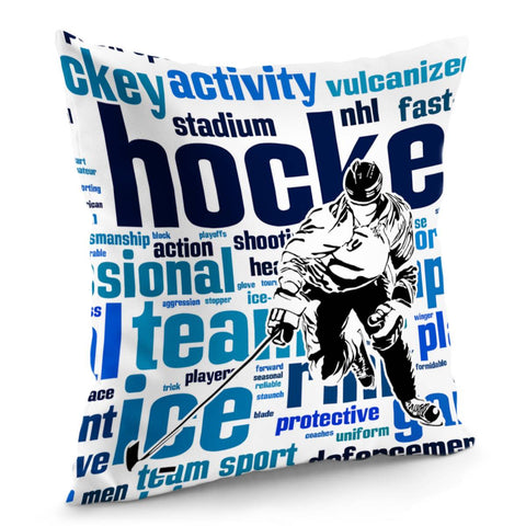 Image of Ice Hockey Pillow Cover