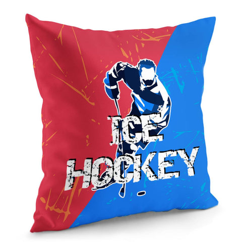 Image of Ice Hockey Pillow Cover