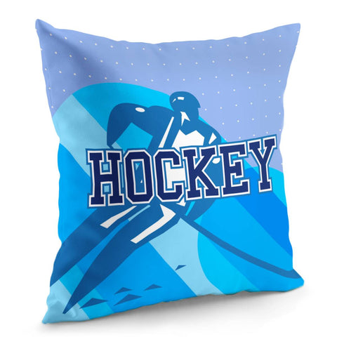 Image of Ice Hockey Pillow Cover