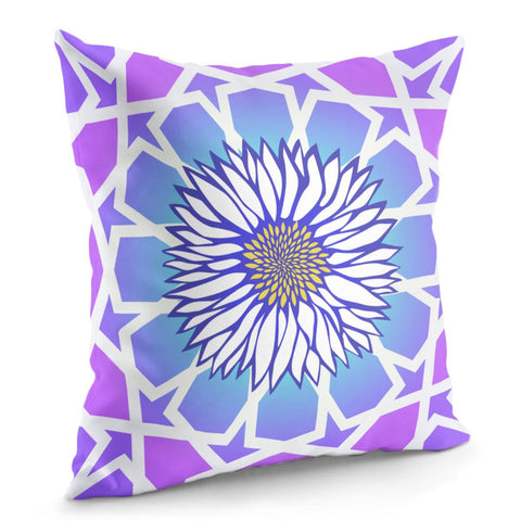 Image of Daisy & Geometry Pillow Cover