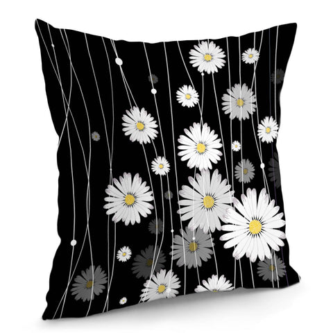 Image of Daisy & Geometry Pillow Cover