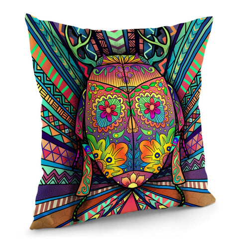 Image of Color Beetle Pillow Cover